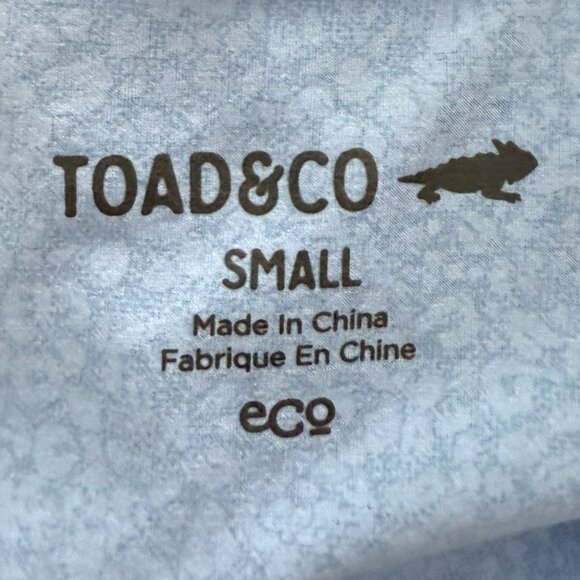 Toad&CO Lightweight Blue Sundress, Size S - Picture 4 of 4